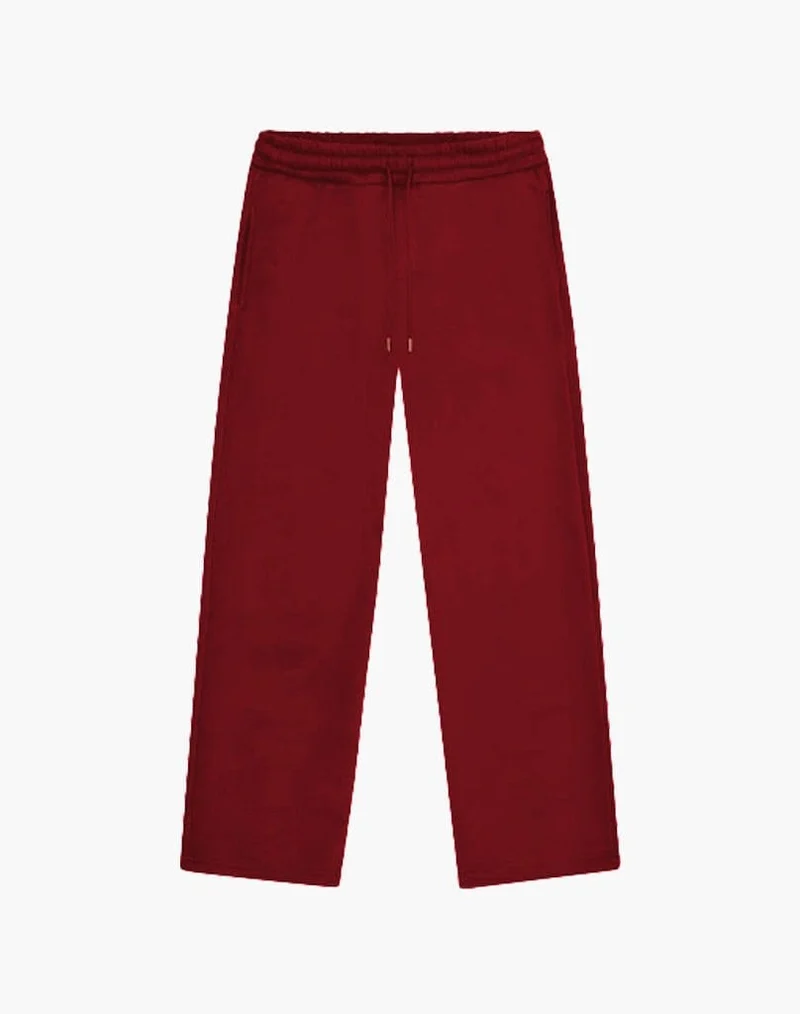 BASIC OPEN LEG JOGGER (BURGUNDY)