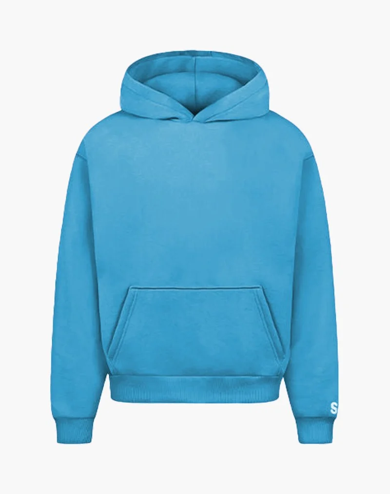 BASIC HOODIE (AQUA BLUE)