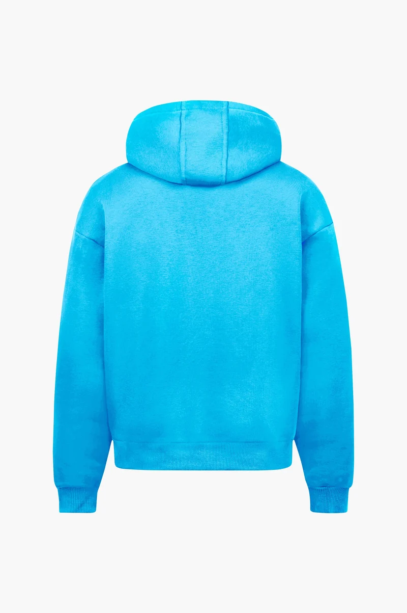 BASIC HOODIE (AQUA BLUE)
