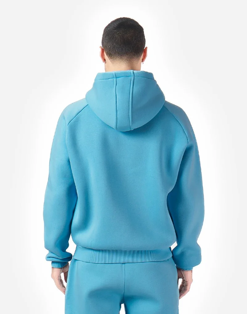 BASIC HOODIE (AQUA BLUE)