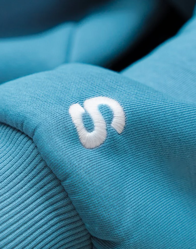 BASIC HOODIE (AQUA BLUE)