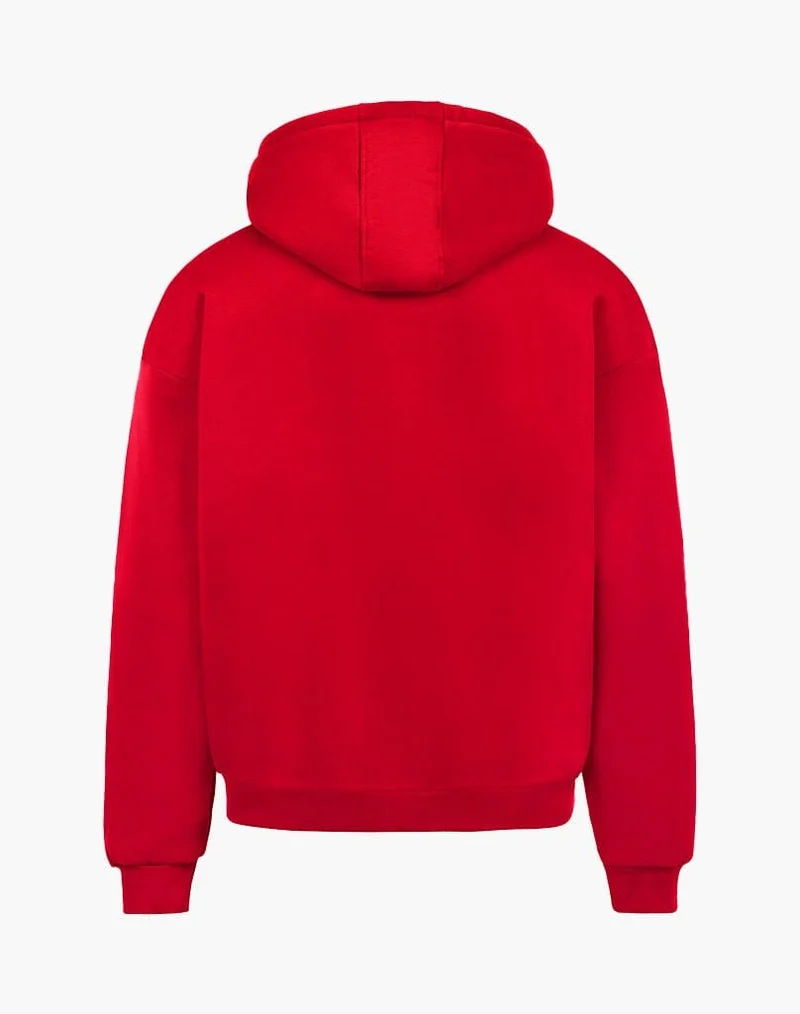 BASIC ZIP-HOODIE (RED)