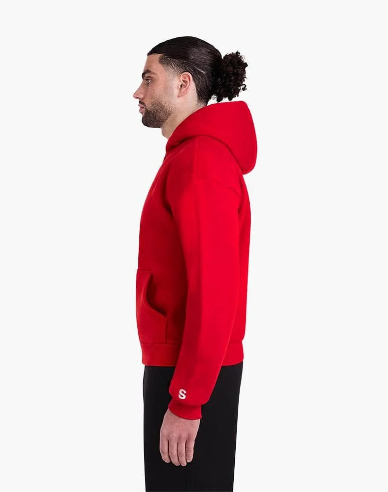 BASIC ZIP-HOODIE (RED)