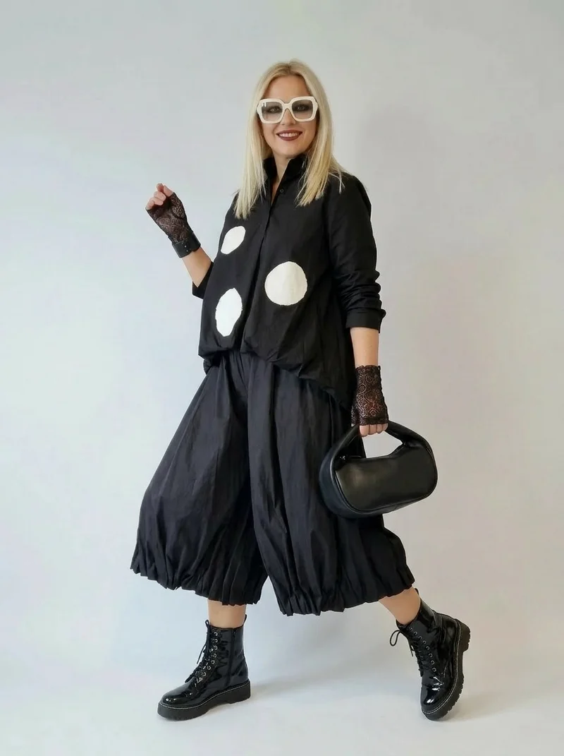 Jazz Up Maxi Polka Dot Shirt