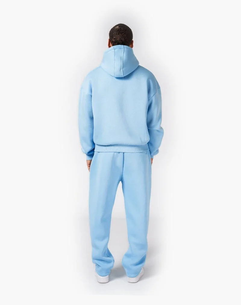 TRACKSUIT SET ZIP-HOODIE (ICE BLUE)