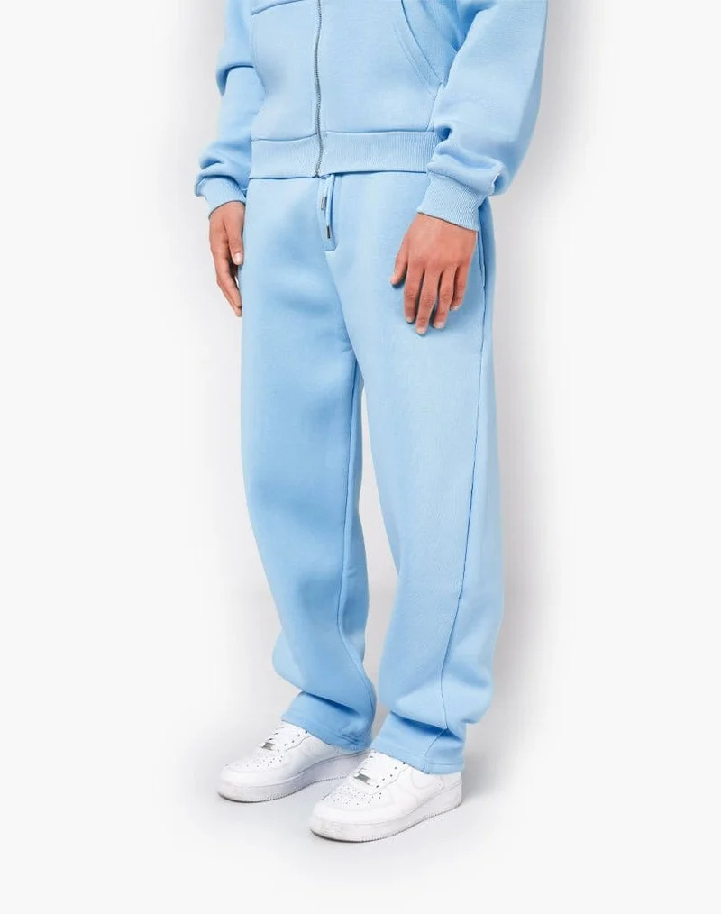 TRACKSUIT SET ZIP-HOODIE (ICE BLUE)