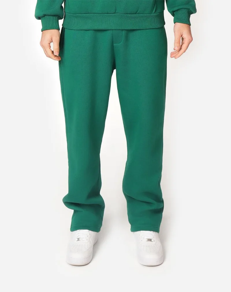 BASIC OPEN LEG JOGGER (WOOD GREEN)