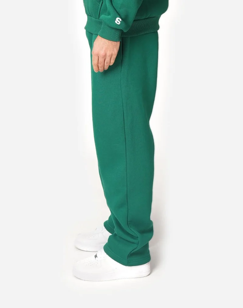 BASIC OPEN LEG JOGGER (WOOD GREEN)