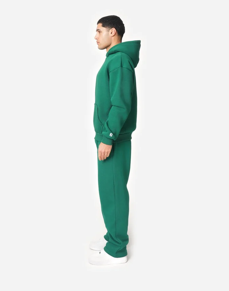 BASIC OPEN LEG JOGGER (WOOD GREEN)