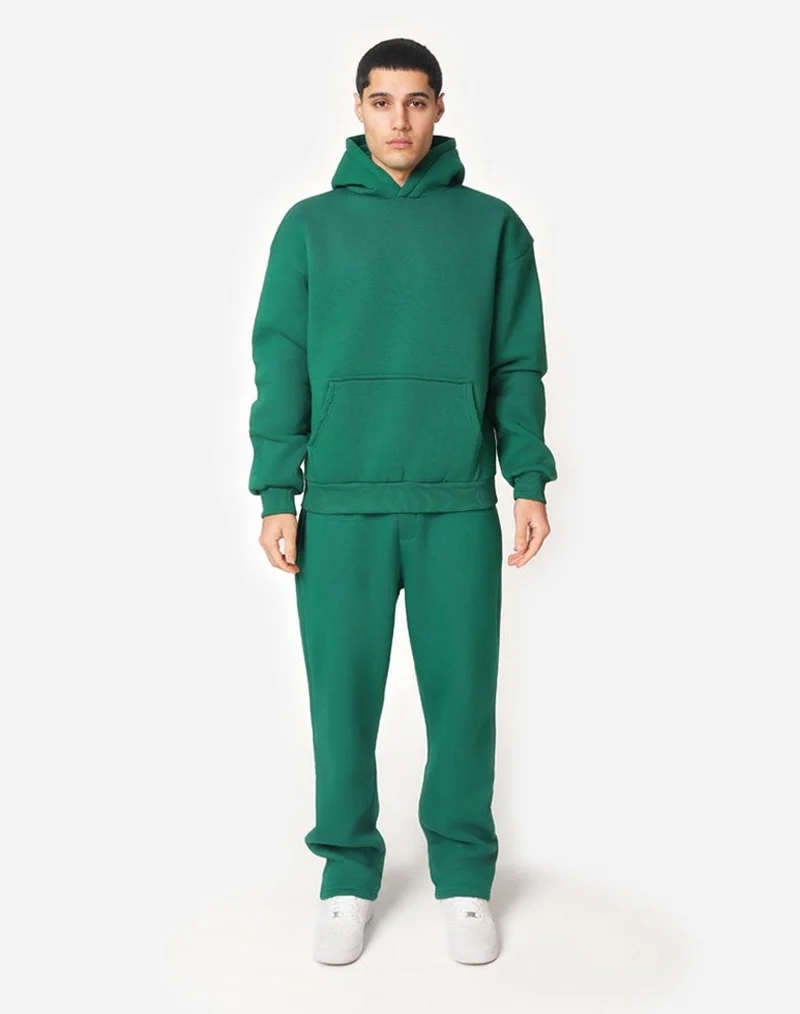 BASIC OPEN LEG JOGGER (WOOD GREEN)