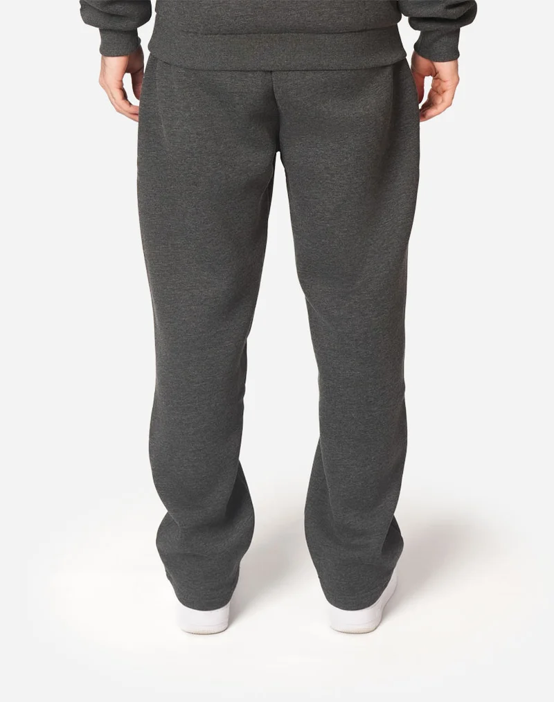 BASIC OPEN LEG JOGGER (DARK GREY MELANGE)