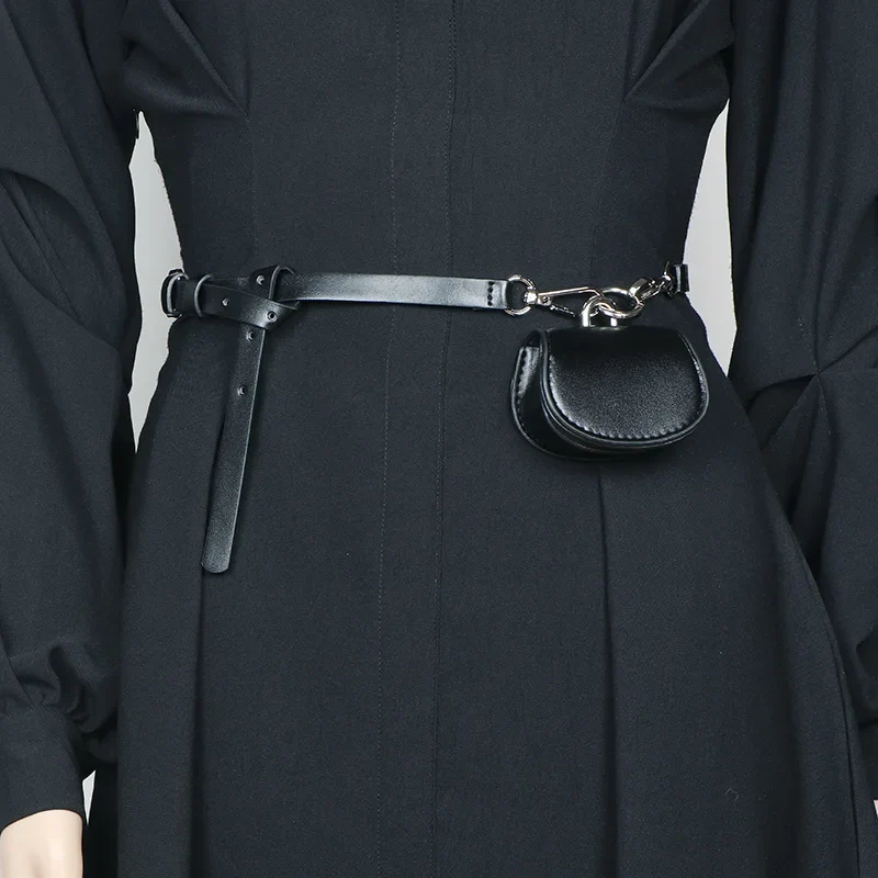 Mini Utility Belt with Coin Purse – Black