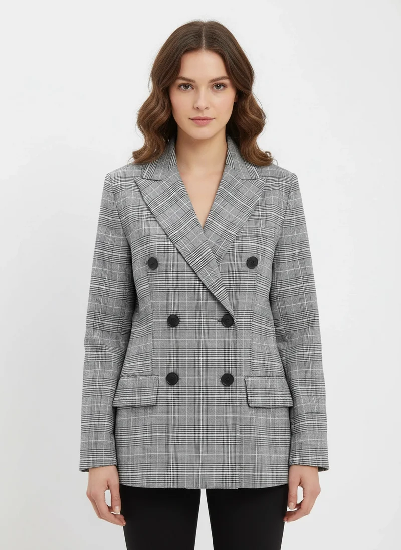 Miss Office Punk – Pleated Back Blazer