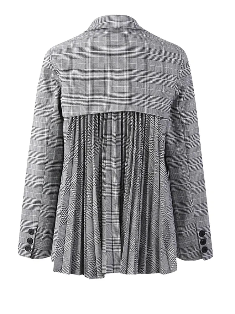 Miss Office Punk – Pleated Back Blazer