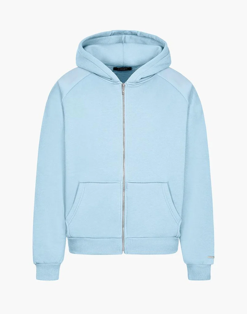 RAGLAN ZIP-HOODIE (ICE BLUE)