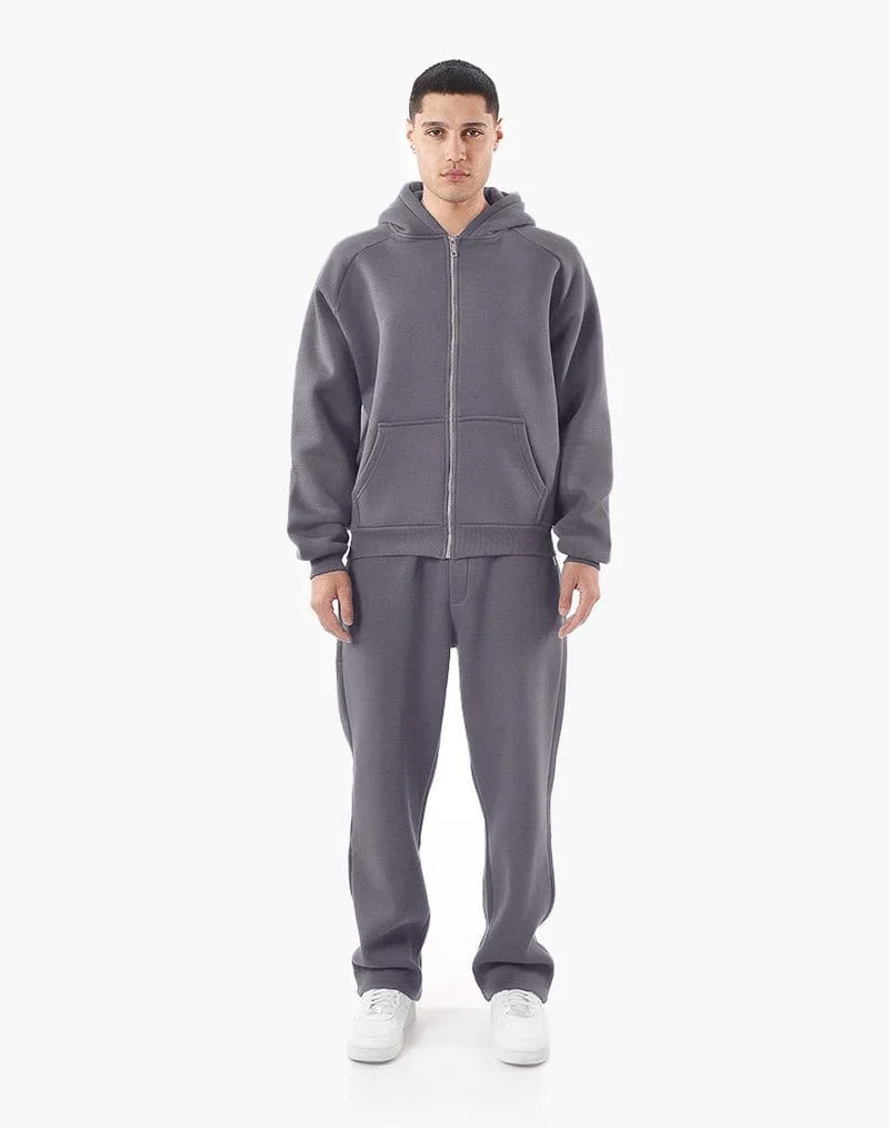 RAGLAN ZIP-HOODIE (ANTHRAZIT)