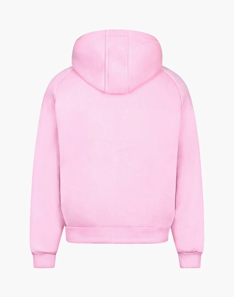 RAGLAN ZIP-HOODIE (PINK)