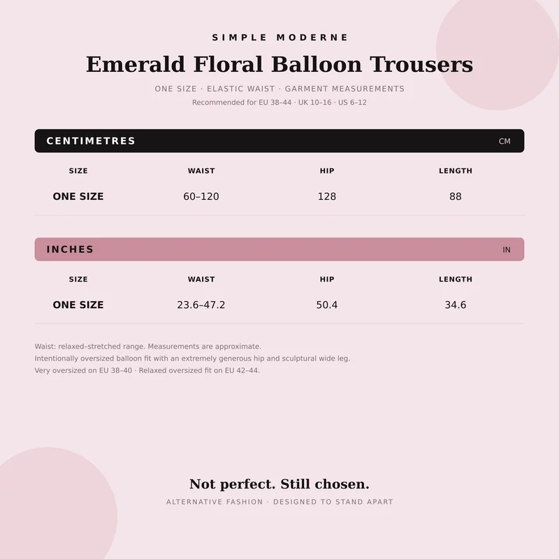 Re-launch Elegant Floral Lantern Pants in Green with Pocket Detail – Relaxed Fit for Modern Style