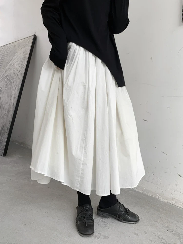 Gothic Flow Midi Skirt