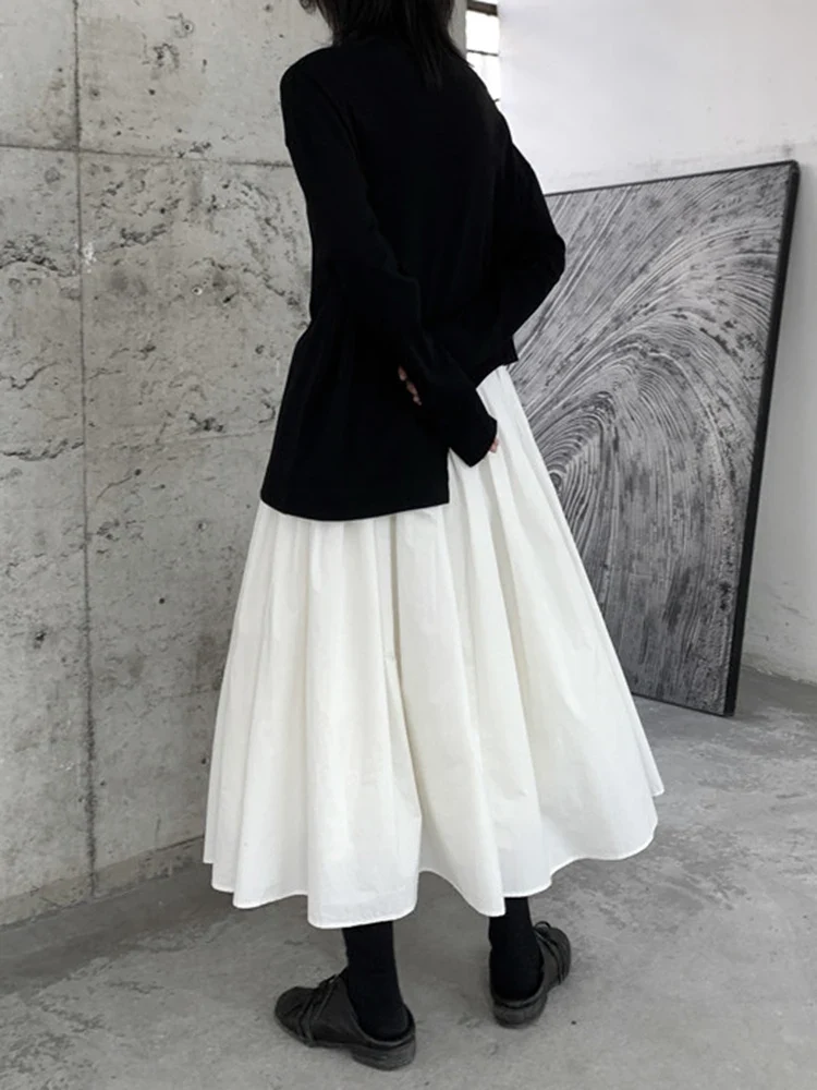 Gothic Flow Midi Skirt