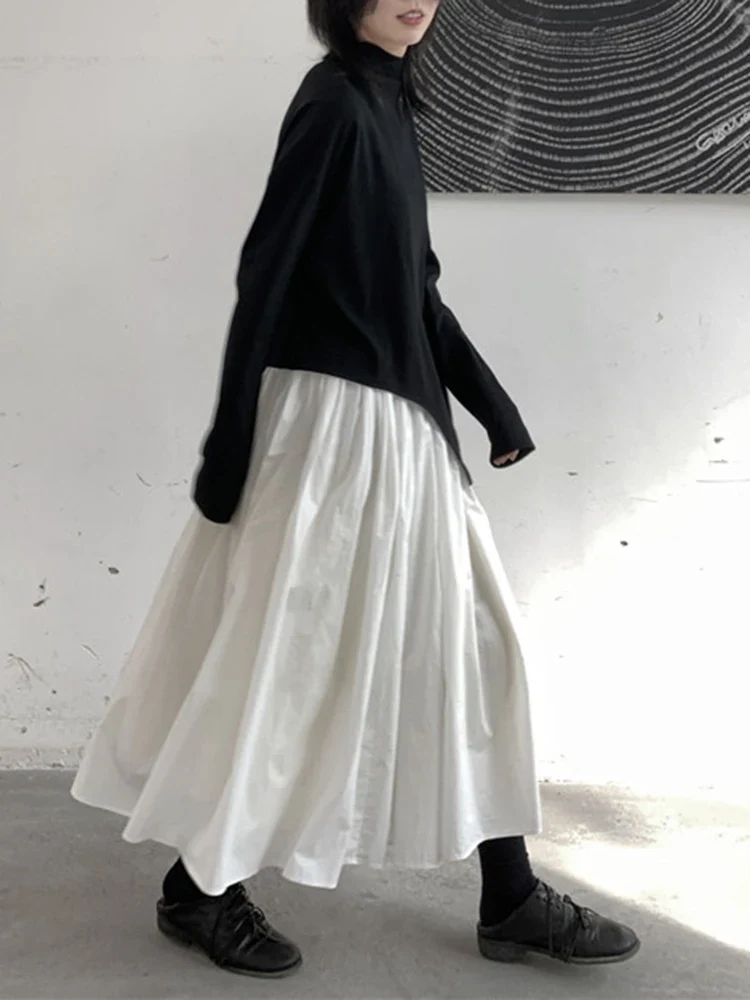 Gothic Flow Midi Skirt