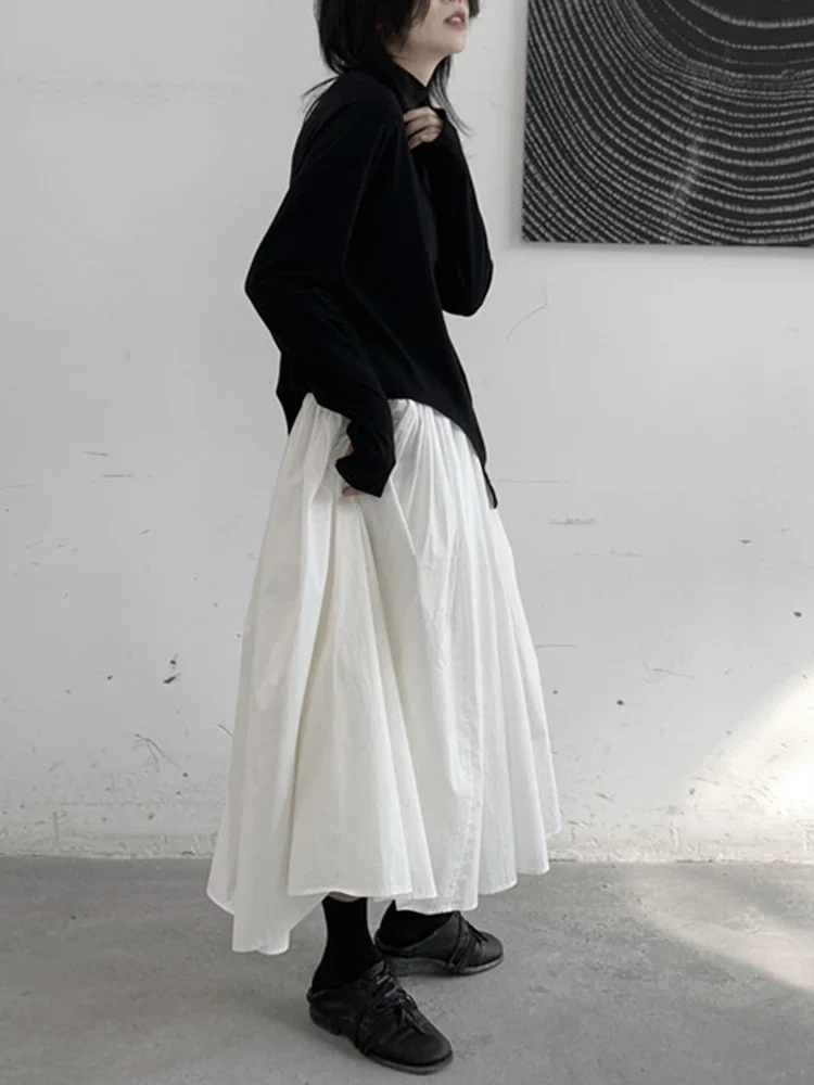 Gothic Flow Midi Skirt