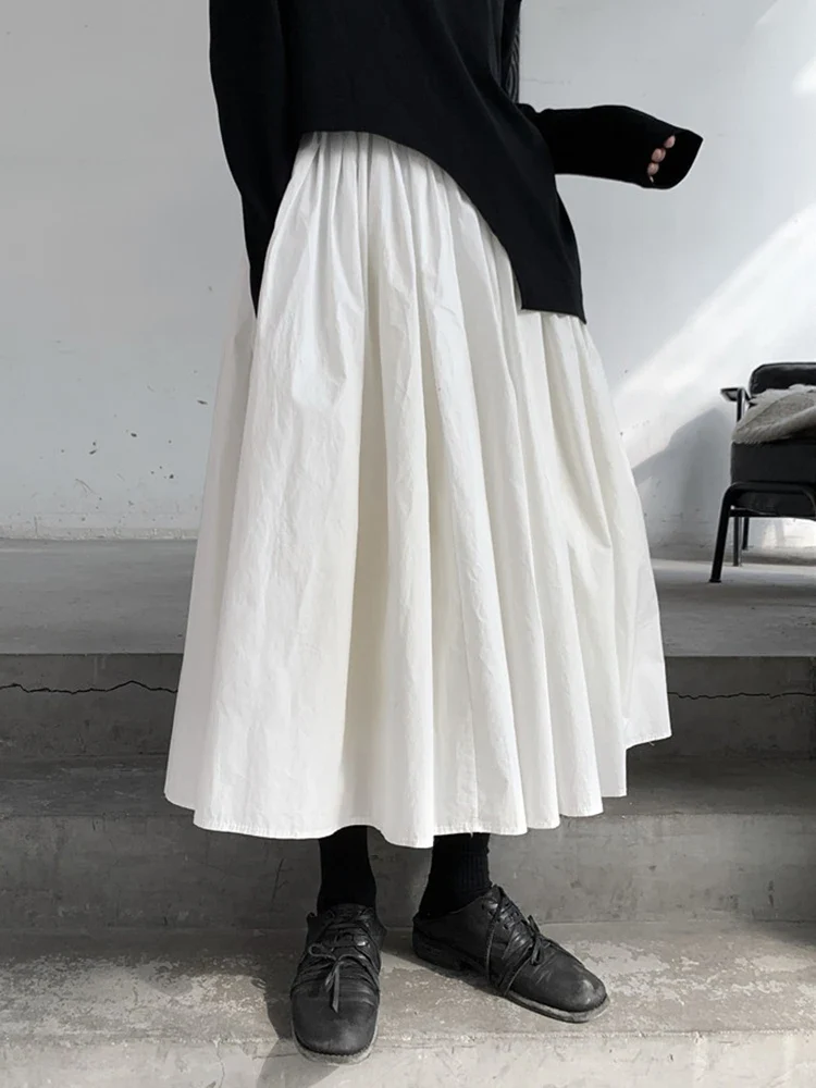 Gothic Flow Midi Skirt