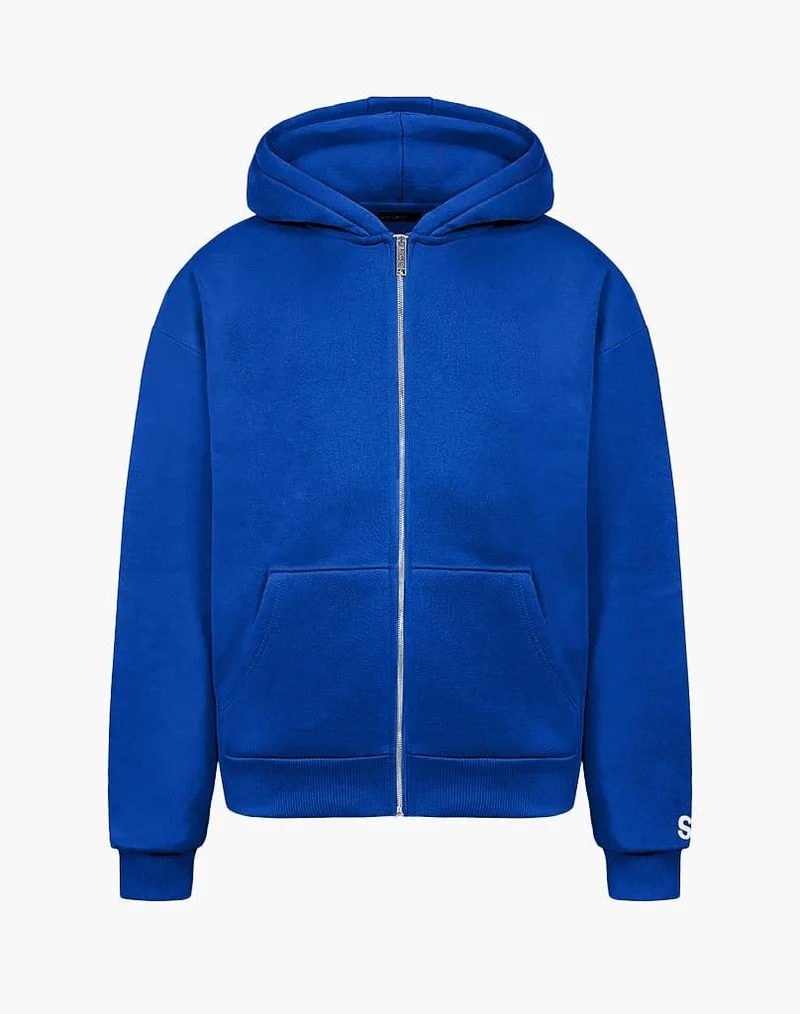 BASIC ZIP-HOODIE (ROYAL BLUE)
