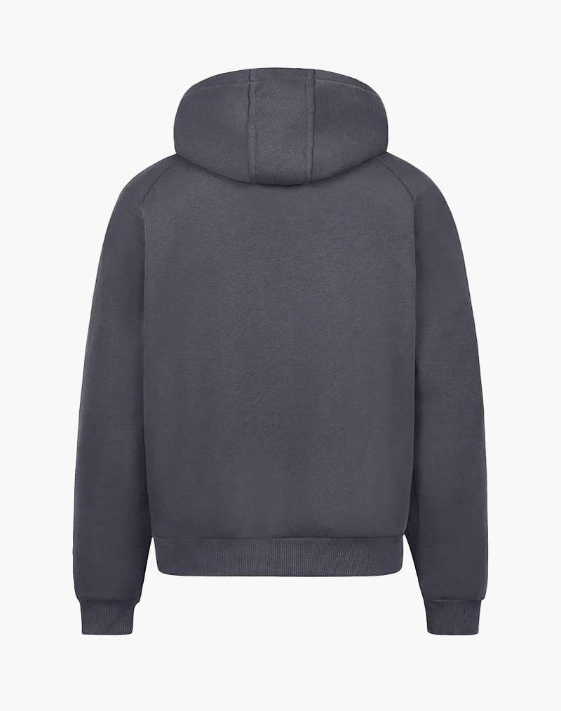 BASIC ZIP-HOODIE (ANTHRAZIT)