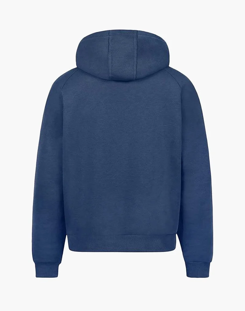 BASIC ZIP-HOODIE (DARK BLUE)