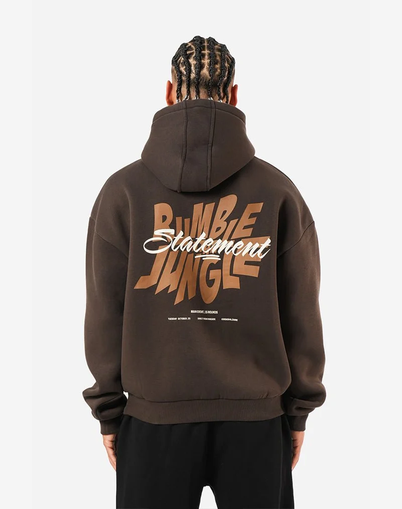 BOXING CLUB HOODIE (BROWN)