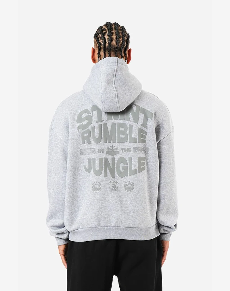 CHAMPION ZIP-HOODIE (GREY MELANGE)