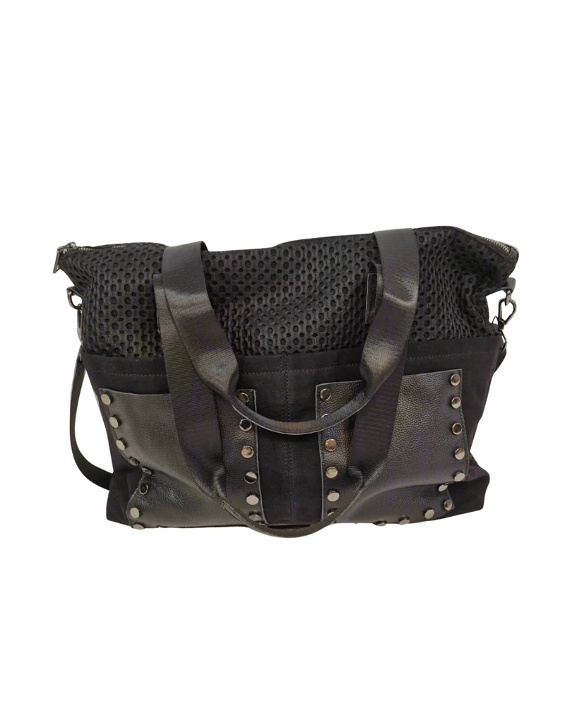 Spacious Rivet Finish Bag