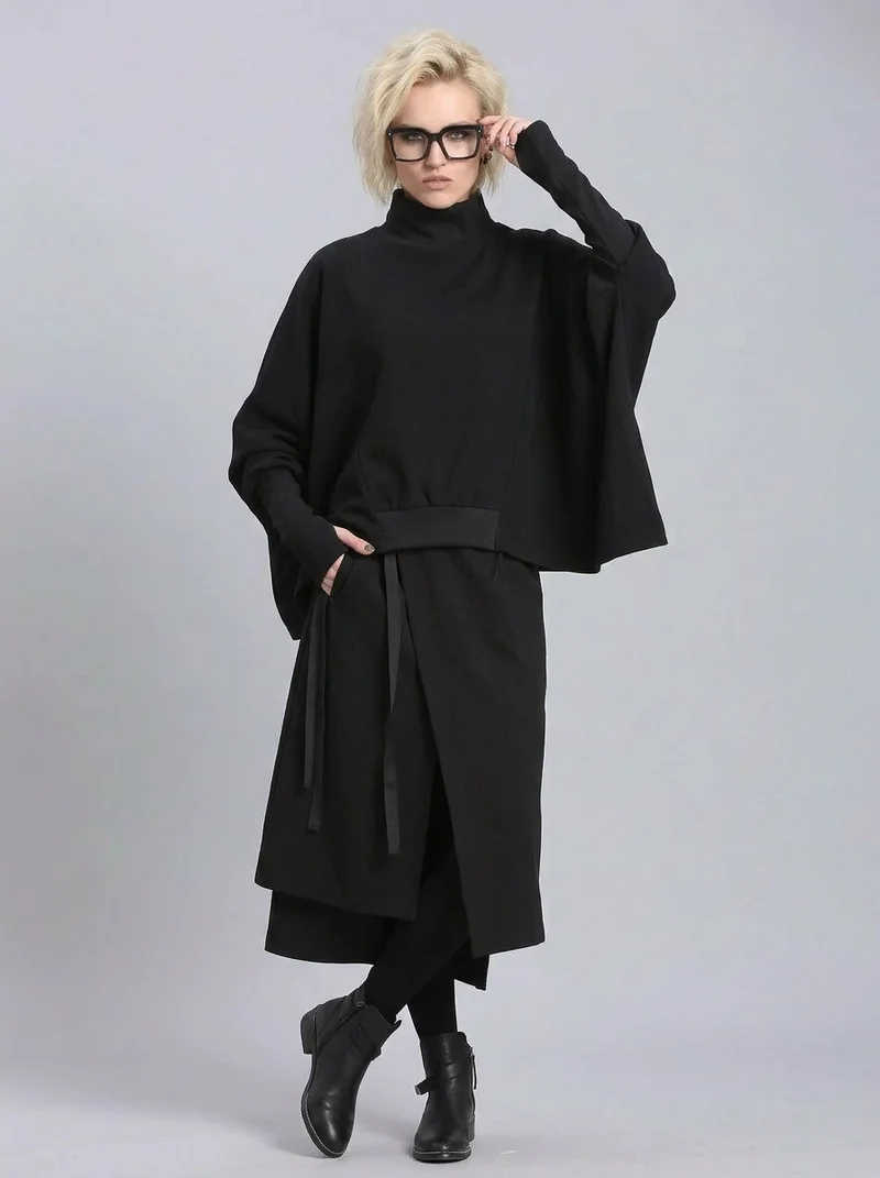 Exclusive Simple Moderne Batwing Pullover