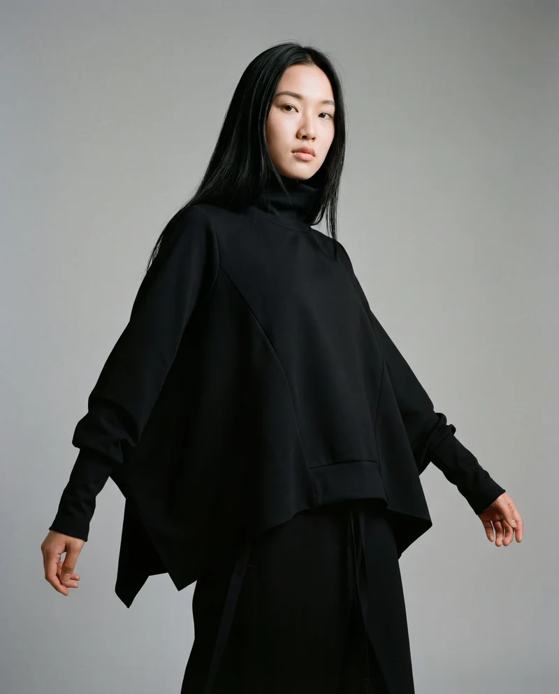 Exclusive Simple Moderne Batwing Pullover