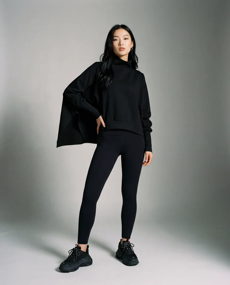 Exclusive Simple Moderne Batwing Pullover