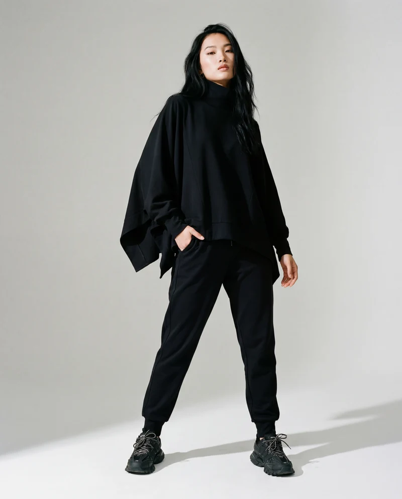 Exclusive Simple Moderne Batwing Pullover