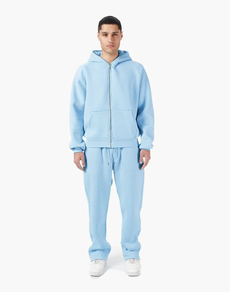 BASIC OPEN LEG JOGGER (ICE BLUE)
