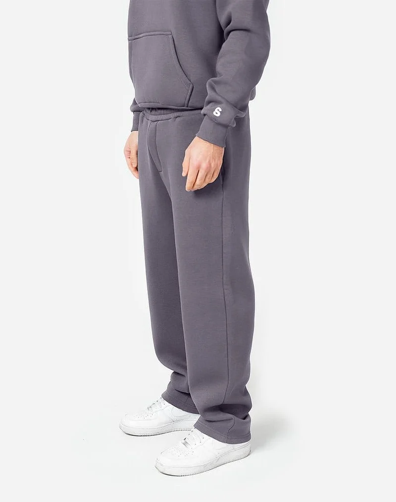 BASIC OPEN LEG JOGGER (ANTHRAZIT)