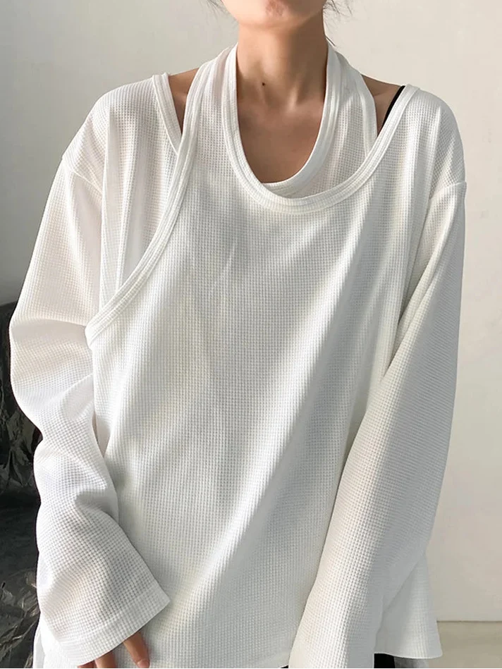 Relaxed Layered Long Sleeve Shirt