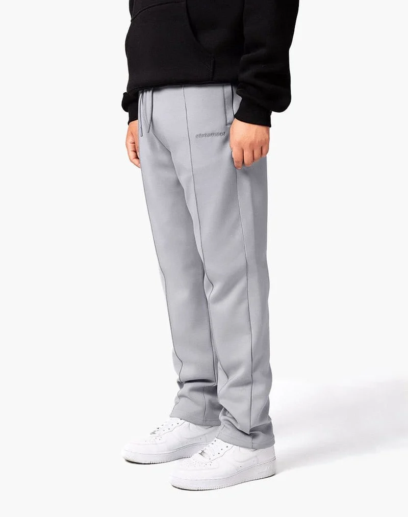 BASIC WIDE TRACKPANTS (GREY)