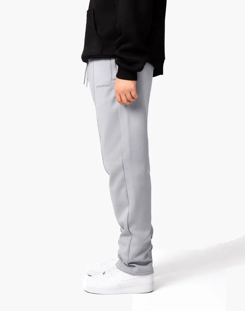 BASIC WIDE TRACKPANTS (GREY)