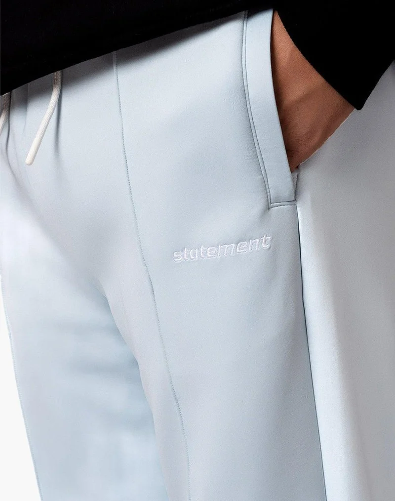 BASIC WIDE TRACKPANTS (ICE BLUE)