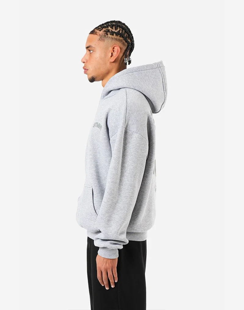 CHAMPION HOODIE (GREY MELANGE)