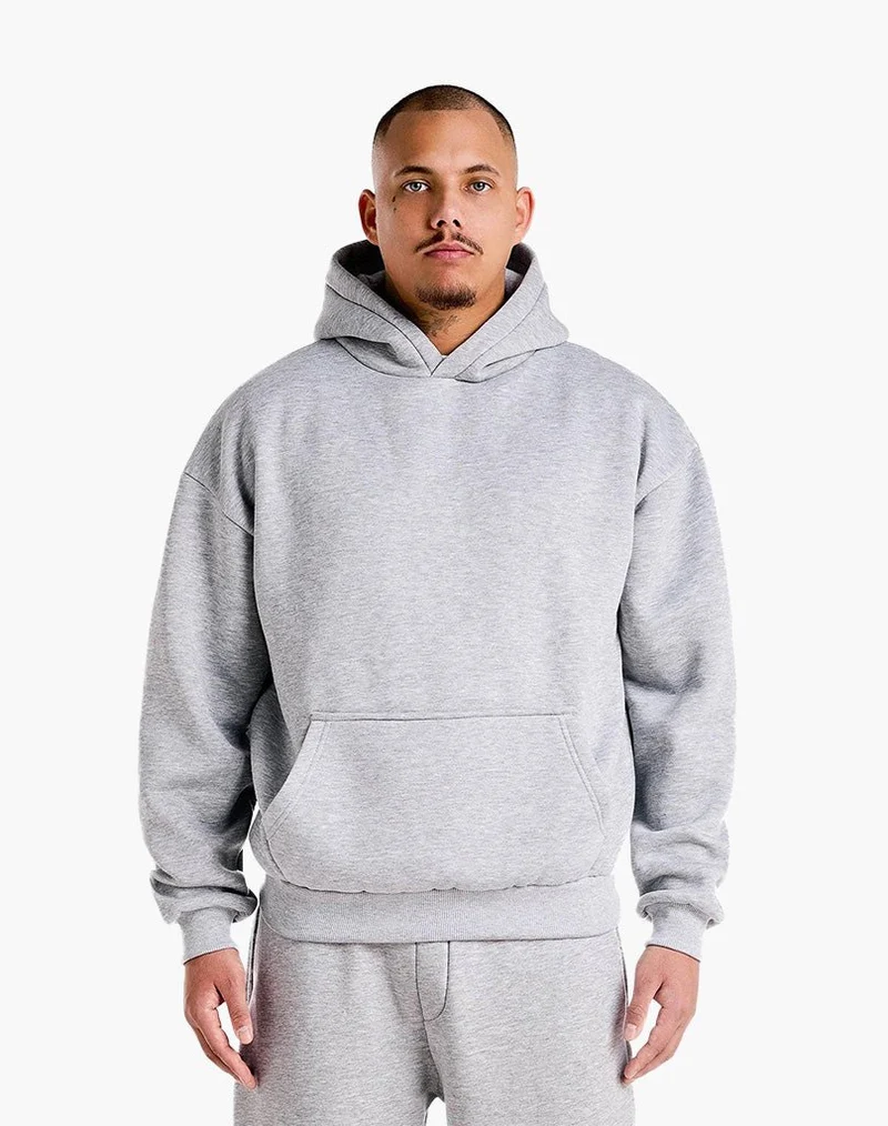 TRACKSUIT SET CUFF (GREY MELANGE)