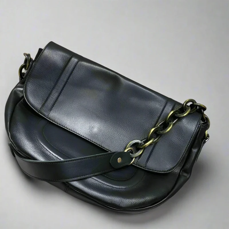 Vintage Fever Saddle Tote Shoulder Bag