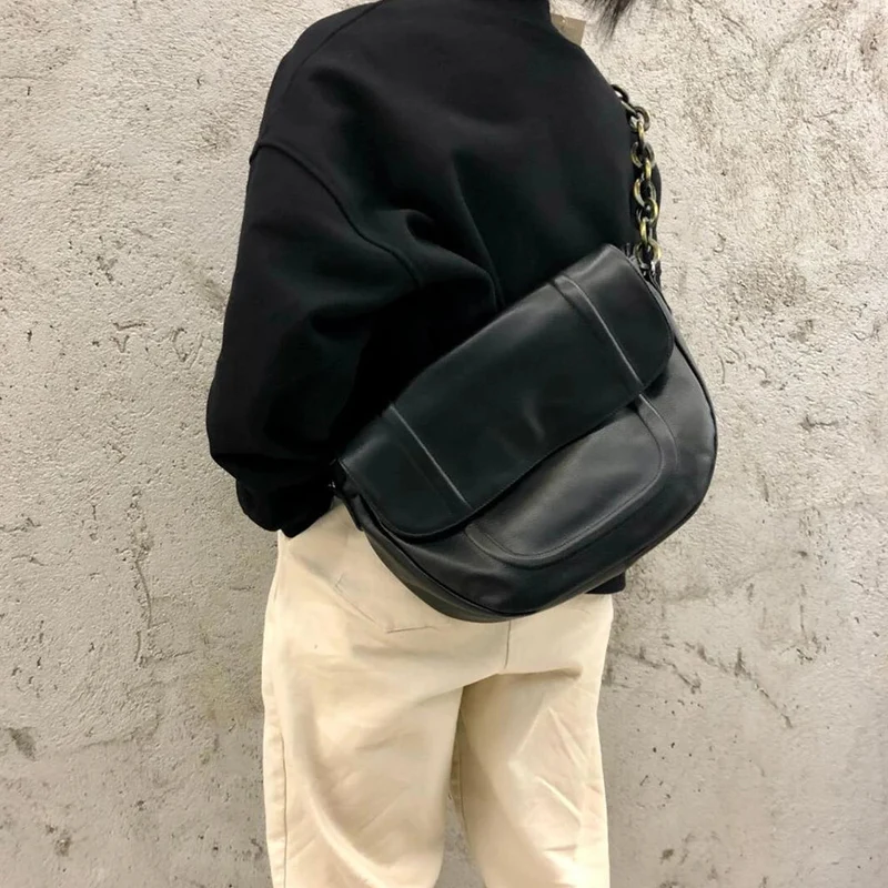 Vintage Fever Saddle Tote Shoulder Bag