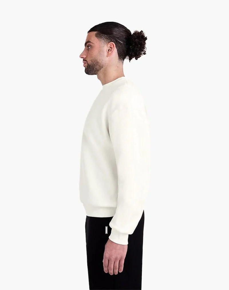 BASIC SWEATER (CREAM WHITE)
