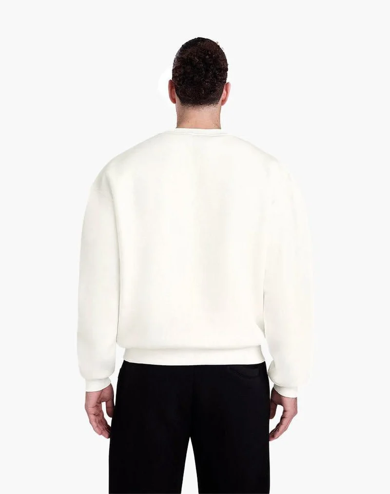 BASIC SWEATER (CREAM WHITE)