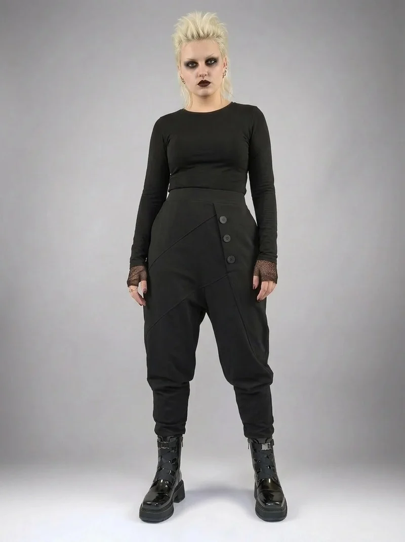 Simple Moderne Jazz Up Lite Harem Pants